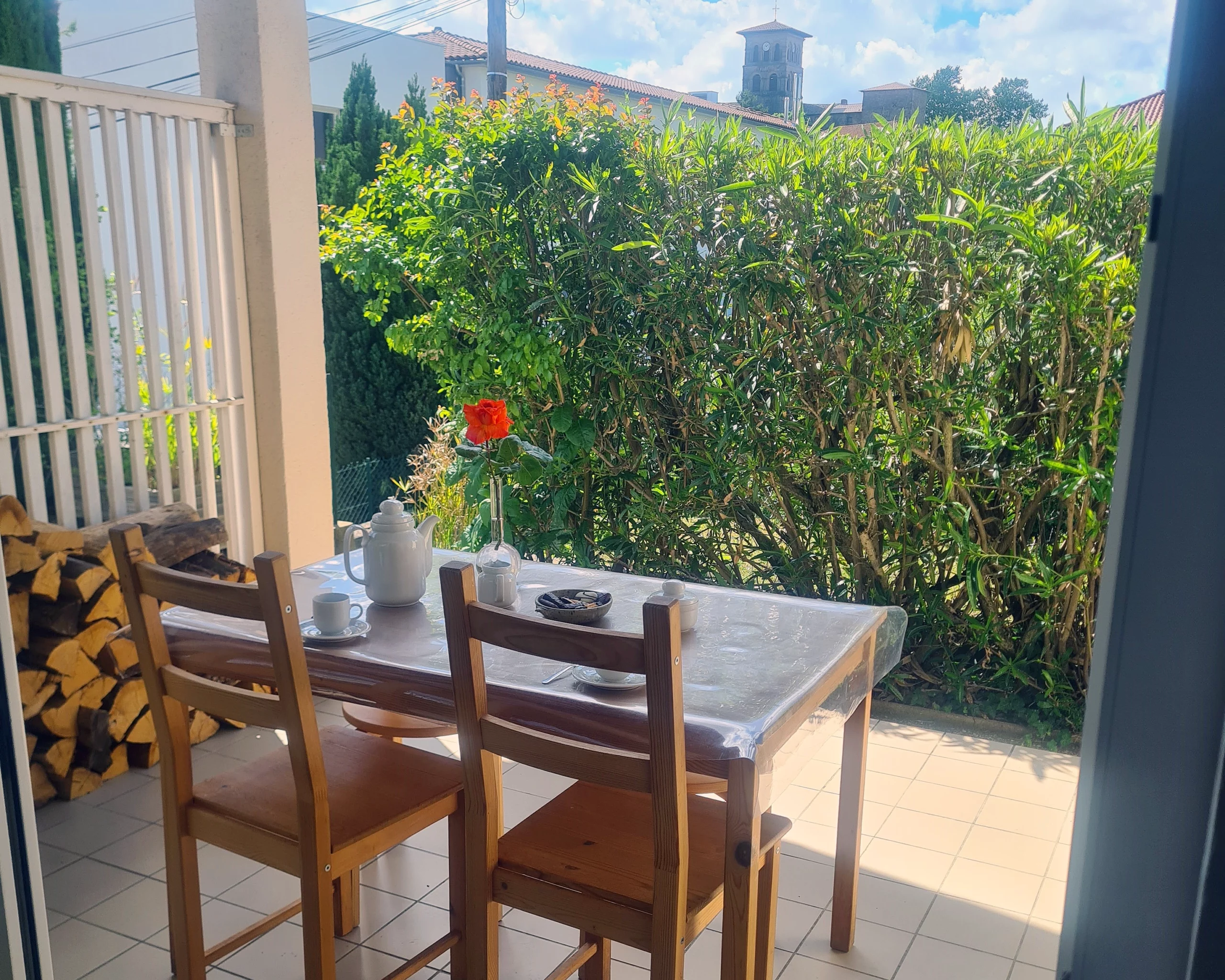 Chambre d'hôtes - terrasse