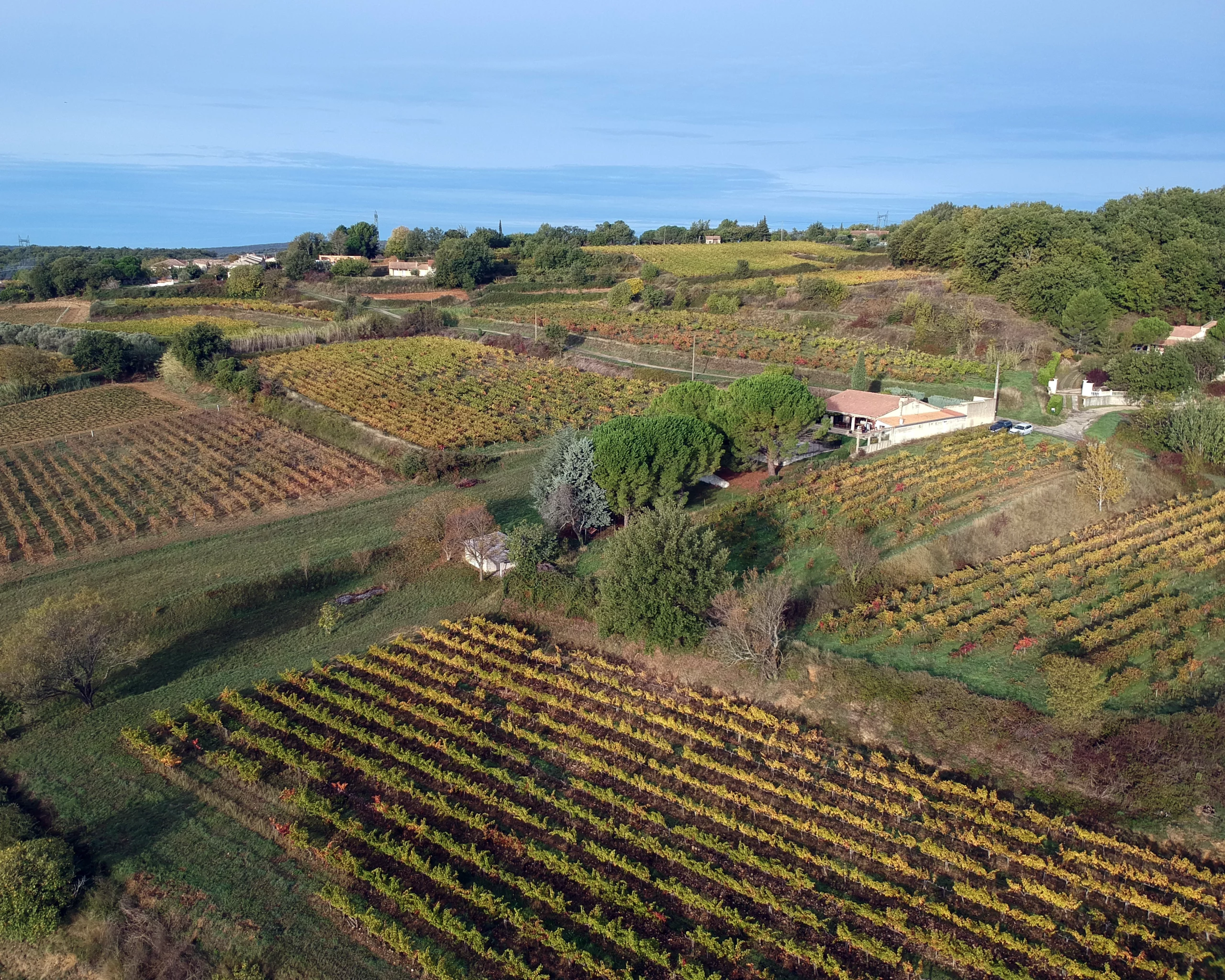 Gîte - vue du ciel