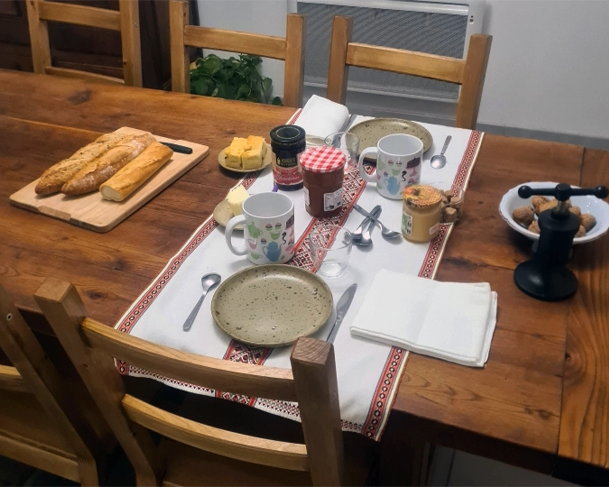 Chambre d'hôtes - petit-déjeuner